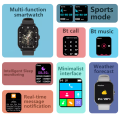 Laxasfit H6 Smart WAtch With Wireless Charger And User Manual. 