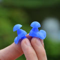 Swim Ear Plug Symmetrical Design Soft Swimming Earplugs Nose Clip. 