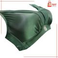 100% Satin Silk Bra Female Push Up Brassiere Breathable Smooth Comfortable Real Silk Underwear Solid Color Light Green. 