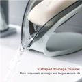 Soap holder for bathroom soap dish modern style and space saving leaf shape soap holder self draining. 