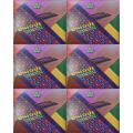 Note Book / Copy English Four Line Art # 10 (6 Pcs). 