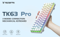 Tezarre TK63 Pro Wireless Keyboard Bluetooth/2.4G/USB Wired 60% Mechanical Gaming Keyboard RGB Backlit Hot-Swappable. 