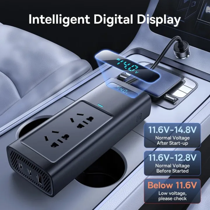 Baseus%20150W%20Car%20Inverter,%20DC%2012V%20to%20AC%20220V%20Power%20Inverter,%20Car%20Charger%20For%20Laptop/%20Phone/%20Fan%20-%20Image%206