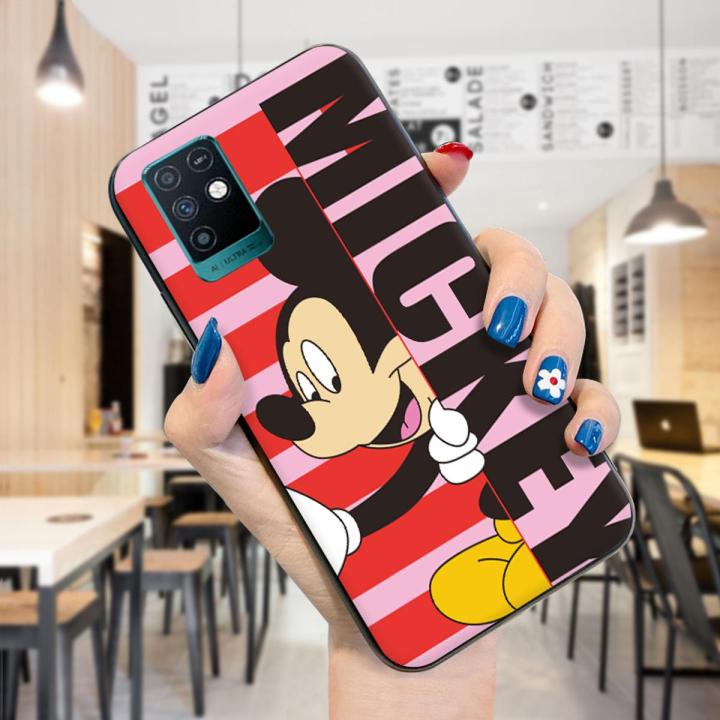 UCUC for Infinix Note 10 Case Cute Cartoon Cover Shockproof Soft Silicone Ultra Thin TPU Phone Case