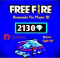 Garena Free Fire Diamonds  2130. 