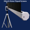 Hitech-Vision Tripod Stand Projector Screen - Matt White 120" 4:3  ( 8 ft x 6 ft ). 