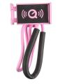 Lazy Bendable Flexible Hang Neck Phone Holder 360 Degree Rotation Mobile Stand - Pink. 