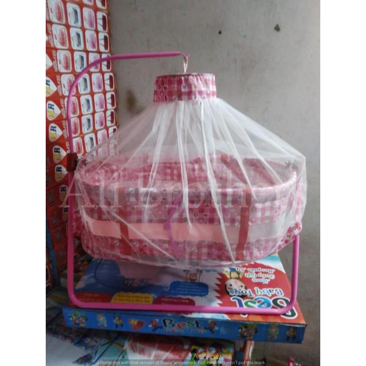 14. Baby Swing with Net for Insect Protection