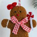 Christmas Gingerbread Man Ornament for Christmas Tree for Party Decor Sturdy. 