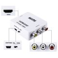 HDMI to AV convertor / Full HD 1080P Portable HDMI to AV RCA Adapter Audio Converter Box. 