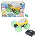 Remote Control SpongeBob 360 Degrees Rotating Front Axle Spinning Wheels Stunt Car with Colourful 3D Lights & Music. 