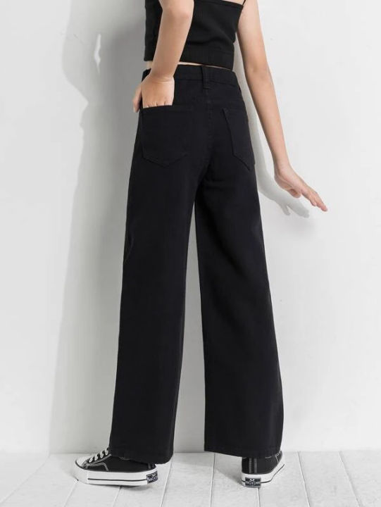 High%20Waist%20Women%20Black%20Wide%20Leg%20Jeans%20Ankle%20Length%20-%20Image%208