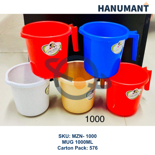 Bucket%20Mug%20Plastic%20Mug%20Bath%20Multi%20color%20Unbreakable%20Multicolor%20Mug%20Bathroom%20Mug%20-%20Image%202