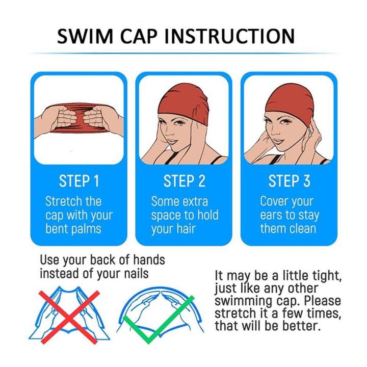 %E3%80%90Footprint%E3%80%91%20Soumns%20Sports%20Free%20Size%20High%20Elastic%20Waterproof%20Adults/Kids%20Swimming%20Caps%20PU%20Fabric%20Protect%20Ears%20Swim%20Pool%20Hat%20-%20Image%204