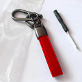 1-PC Premium Quality Carbon Fiber PU Leather Car Metal Keychain with Honda,Toyota, Kia, Suzuki, Mazda, logo Design, for Gifting and Improving personality.. 