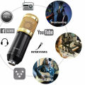 Bilal Traders Lahore  BM800  V8S Condensor Microphone Full Kit Sound Card Adjustable Mic Suspension Double Layer Pop Filter and Boom Scissor Arm Shock Mount For Studio Recording Broadcasting Live Streaming Podcast and Gaming by Ab Mobiles. 