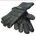 Real Leather Gloves Winter Fleece Lined Soft Comfy Cycle Driving Thermal Gloves, SheepskinWinter Leather Gloves Black Leather Biker Gloves for Men Motorbike winter gloves. 