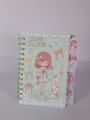 Depai Happy Fancy Diary Notebook - High Quality Paper, Spiral Bound – For girls - notepad for multipurpose. 