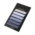 120 Sheets 6 Colors Morandi Gradient Color Sticky Notes Set Memo Pad Lable Sticker Bookmarks Notepad Sticky Index - Mango Tech. 