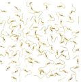 Golden Earring Hooks Base For Jewellery Making (50 Pairs). 
