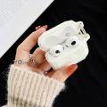 Simple Hanging Ring Rubik's Cube Shell Wireless Earphone Case For Apple AirPods Pro Solid color hard Protective Cover. 