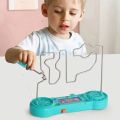 Montessori Electric Bump Maze Game Manual Portable Touch Game Classic Shock DIY Education Toy for Party Children Toddlers Age4+. 