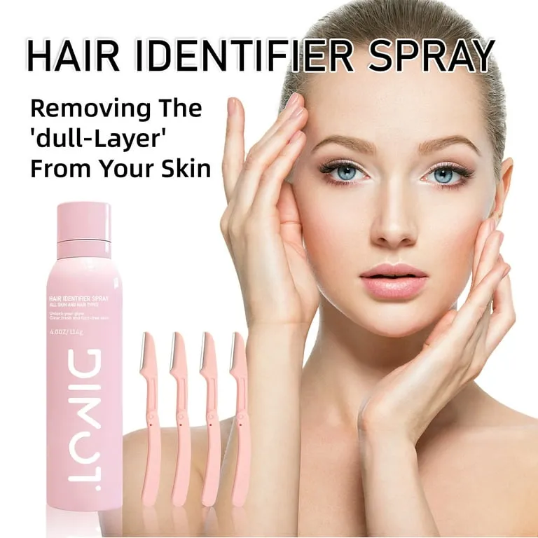 Hair Identifier Spray For Face Shaving, Dermaplaning Spray for Face and ...