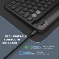 Jelly Comb B046 Multi Device Rechargeable Wireless Bluetooth Keyboard. 