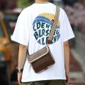 Vintage Men Shoulder Bag Trends Pu Leather Men's Messenger Crossbody Bag Fashion Casual Male Mini Bags. 