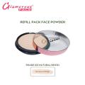 Glamorous Face Refill Pack Face Powder, Foundation Powder, Press Powder, Longwearing Oil Free Face Powder, Matte Oil Control Pressed Powder. shade 02. 