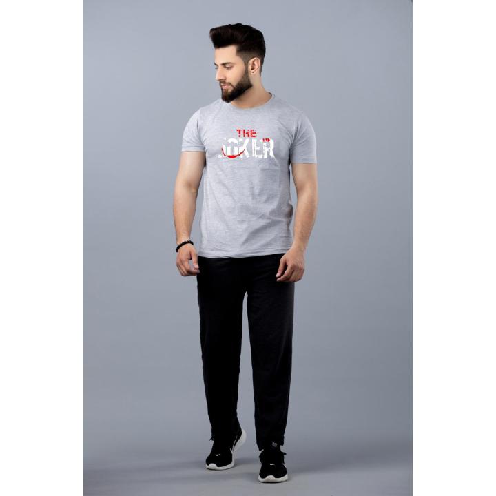 The Joker Print Crew Neck Short Sleeves T-Shirt For Men