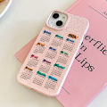 2024 Calendar Silicone Phone Case for IPhone 11 12 13 14 15 Pro Max 6s 7 8 Plus Se 2020 XS Max XS XR Covers Shockproof Phone Casing Shell. 