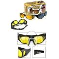 HD Vision Wraparounds - 1 Sunglass & 1 Night Vision Glasses. 