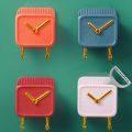 Wall-Mounted Multifunctional Clock Design Mobile Holder. 