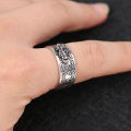 Feng Shui Pixiu Mani Mantra Protection Wealth Ring Best Lucky Adjustable Jewlery. 