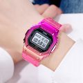 SKMEI Sports Fashion Gradient Waterproof Digital Watch For Women 1622. 