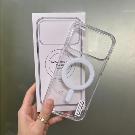 iPhone%207,%20X/XS%20to%2017%20Pro%20Max%20Magnetic%20MagSafe%20Compatible%20TPU%20Case%20%7C%20Transparent%20Shockproof%20Protector%20-%20Image%206
