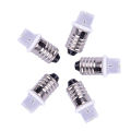 5pcs/set E10 Led Bulb DC 3V 4.5V Instrument Bulb Indicator Bulb Flashlight Bulb Encounter. 