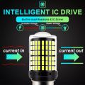 CANBUS White LED Reverse Light Bulbs For Car (Pack of 2) 1156 BA15s Waterproof, High Quality, Super Brightness Hazard / Blinker led Lights. 