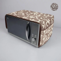 Dust-resistant  Microwave Oven Cover with Quilted Fabric Dustproof Fridge Cover with Quilted Design. 