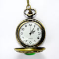 Vintage Emerald Stone Pocket Watch Gothic Fashion Retro An Opal Pocket Watch. 
