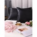 Silk Pillow Covers Pack of 2 High Quality Pillow Cases. 