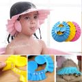 Adjustable Baby Bath Cap Hat Baby Shower Cap With Ear Protection Waterproof toddler Hat for Washing Hair For Baby Girl / Baby Boy. 