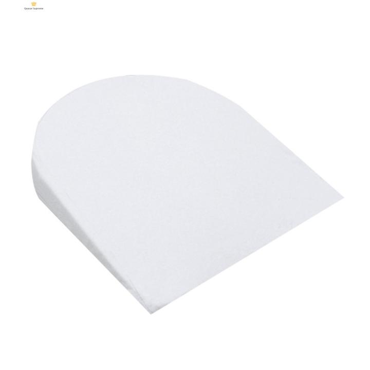 Quasar Infant Wedge Pillow Memory Foam Infant Anti-vomiting Slope Pad Support Pillow for Newborns 12-15 Degree Incline Anti Reflux Colic Cushion for Pram Cot Bed Infant Sleeping Wedge