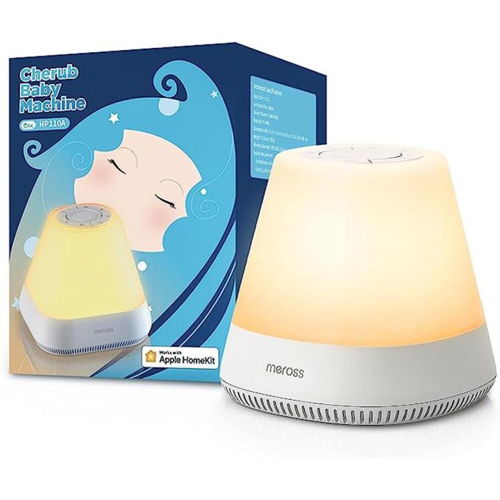 Meross Smart Table Lamp, Smart Sound Machine Compatible with