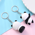 Metal Panda Keychain Cute Metal Ring 10*4*3CM Cartoon Keychain Cartoon 3D 3D Doll Pendant for Backpack Wallet Gift Prize Couple. 
