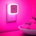 Sensor LED Night Light For Room With Smart Auto ON / Off Led Lamp Kids Bulb Bedroom Cabinet Bathroom Hallway Stairways Or Any Dark Soft Brightness Mini Square Control Energy Saving Sleeping Kid's Corridor Bedrooms Stairs Dusk To Dawn Backlight. 