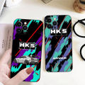 Sports car HKS JDM phone case for iPhone 14Promax 11 13 14 Pro XS Max mini XR x 7 8 6 6s Plus Funda cover. 