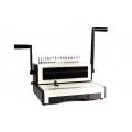 IBICO Binding Machine Leo S21 – A4 Punch & Bind, 120 Sheets Binding Capacity, 18 Sheets Punching Capacity, Adjustable Paper Margin, 4x4mm Square Holes. 