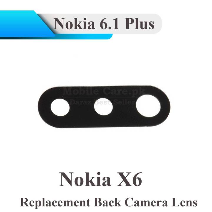 Nokia 6.1 Plus (Nokia X6) Replacement Back Camera Lens Glass For Nokia 6.1 Plus (Nokia X6)